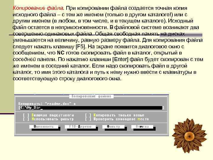 Почему при копировании