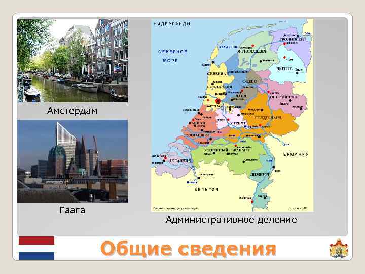 Амстердам Гаага Административное деление Общие сведения 