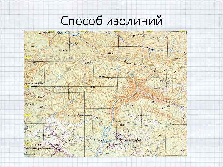 Способ изолиний 