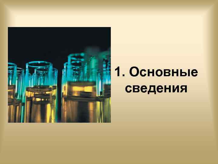 1. Основные сведения 