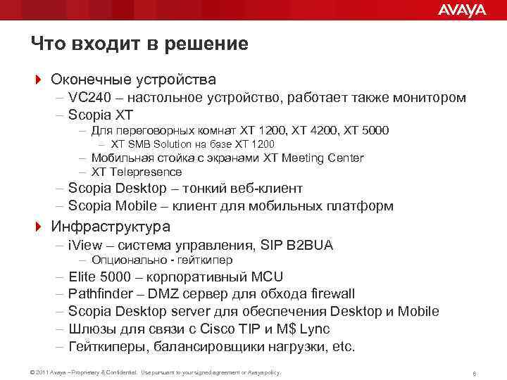 Что входит в решение 4 Оконечные устройства – VC 240 – настольное устройство, работает