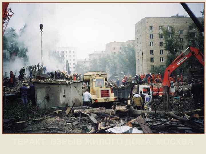 ТЕРАКТ. ВЗРЫВ ЖИЛОГО ДОМА. МОСКВА 
