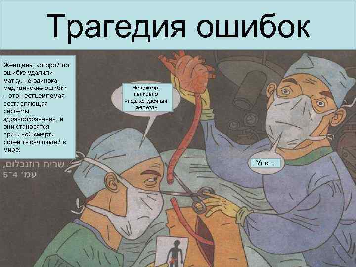 Трагедия ошибок Женщина, которой по ошибке удалили матку, не одинока: медицинские ошибки – это