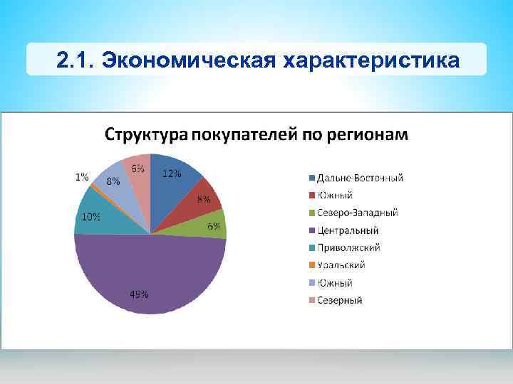 2. 1. Экономическая характеристика 