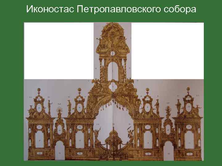 Петропавловский собор чертеж