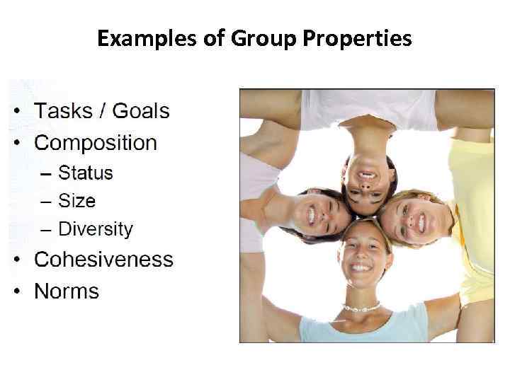 Examples of Group Properties 