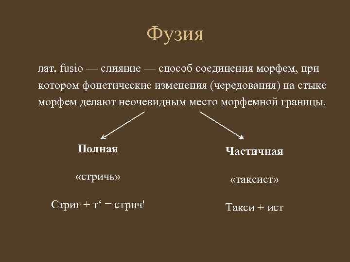 Фузия в языкознании