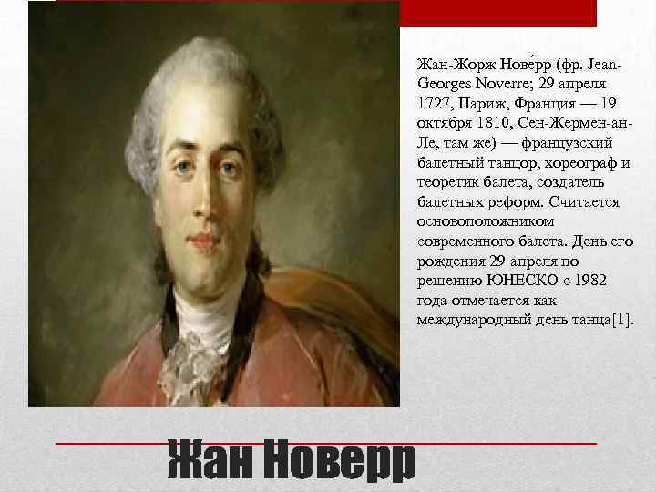 Жан жорж новерр презентация