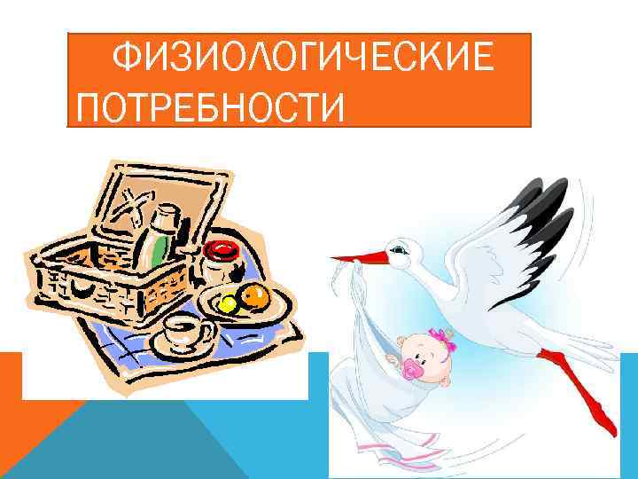 ФИЗИОЛОГИЧЕСКИЕ ПОТРЕБНОСТИ 