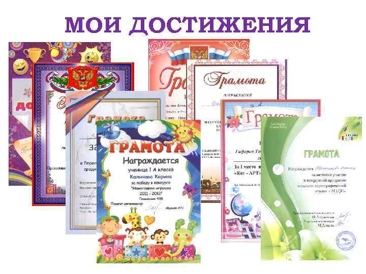 МОИ ДОСТИЖЕНИЯ 