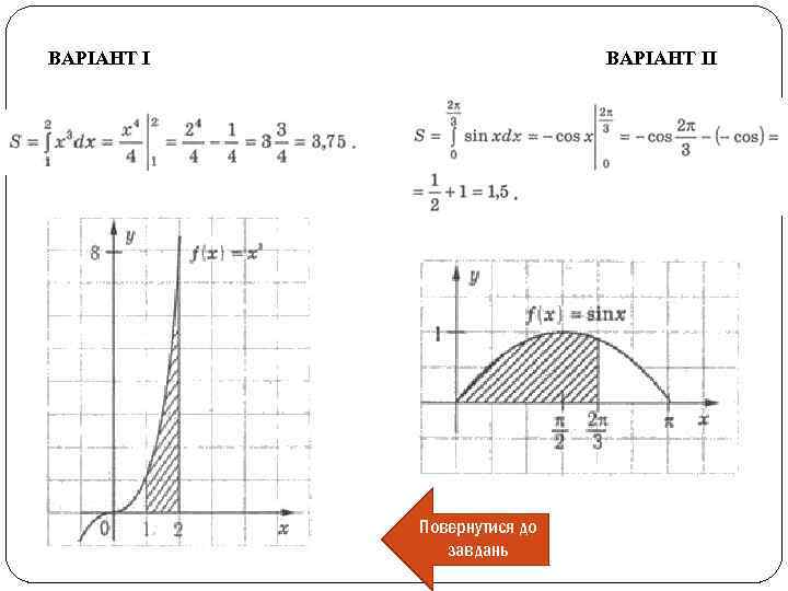 ВАРІАНТ ІІ Повернутися до завдань 