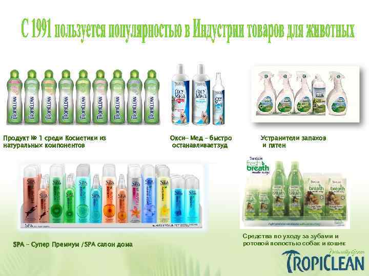 Продукт № 1 среди Косметики из натуральных компонентов SPA – Супер Премиум /SPA салон