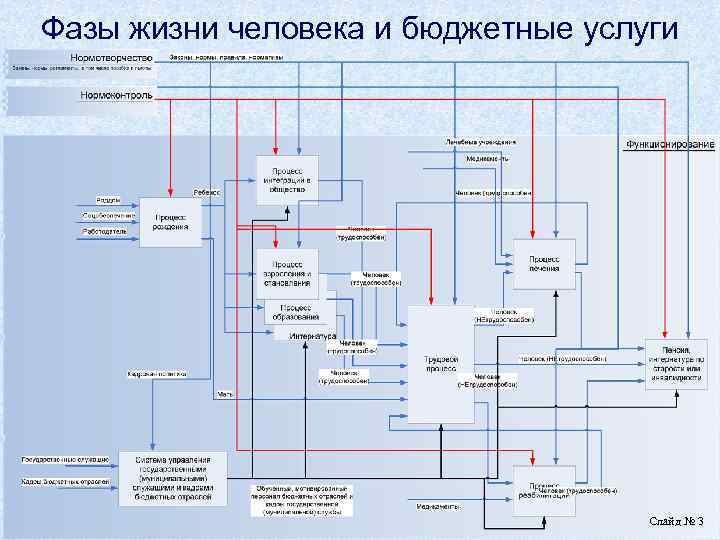 Фазы жизни человека и бюджетные услуги Слайд № 3 