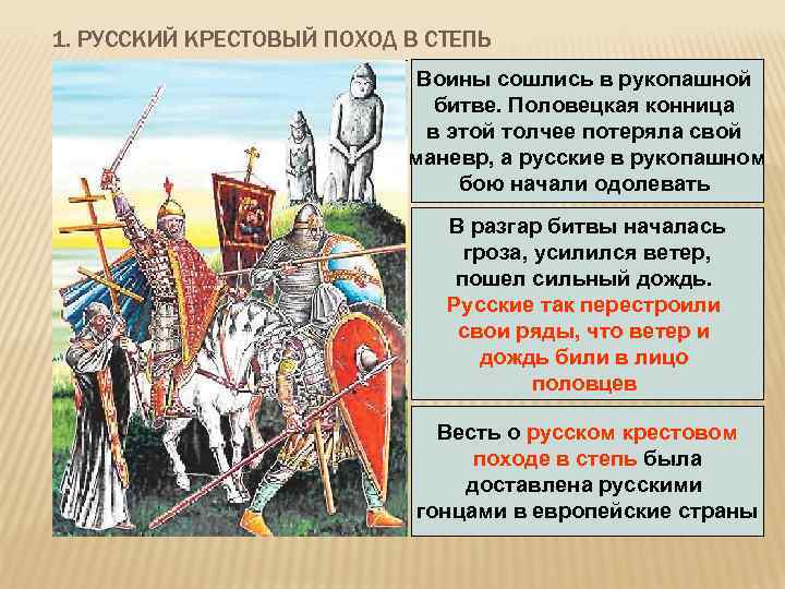 Походы против половцев даты. Крестовый поход против Половцев 1111. Русский крестовый поход в степь. Русский крестовый поход. Крестовый поход 1111.