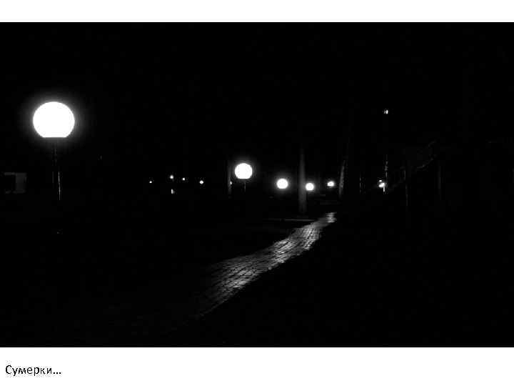 Сумерки… 