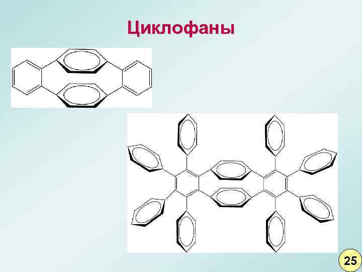 Циклофаны 25 