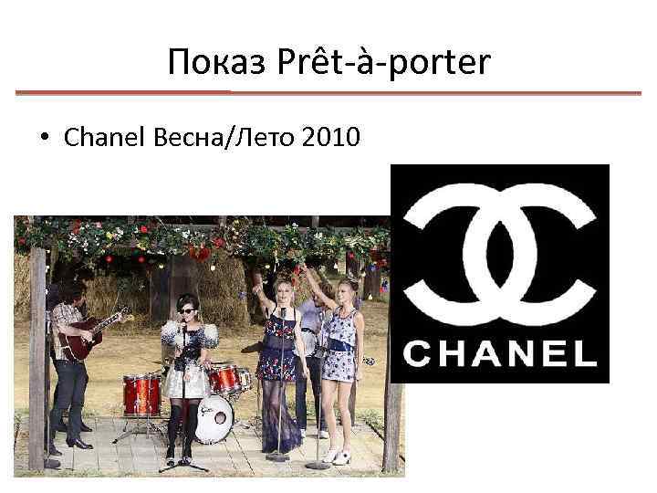Показ Prêt-à-porter • Chanel Весна/Лето 2010 