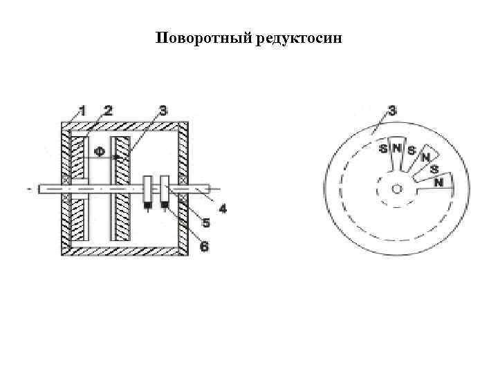 Поворотный редуктосин 