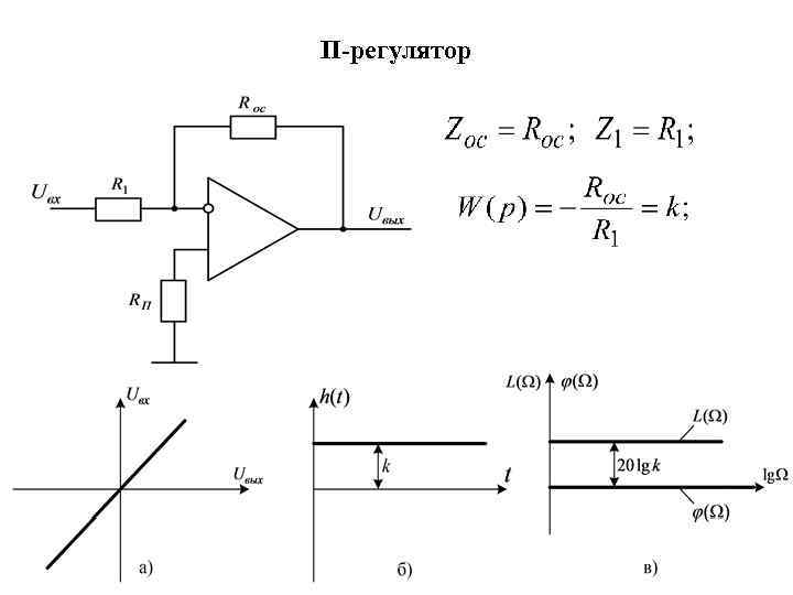 Схемы регуляторов хода