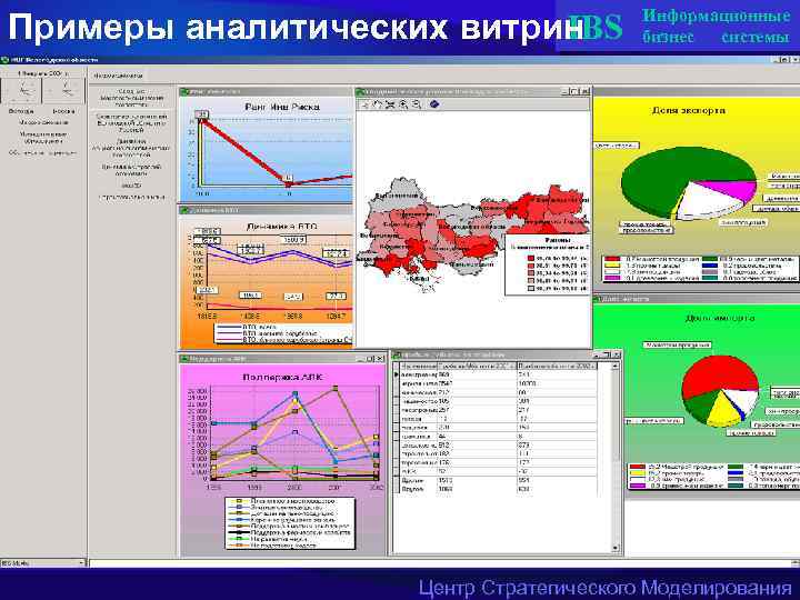 IBS Примеры аналитических витрин Информационные бизнес системы Центр Стратегического Моделирования 