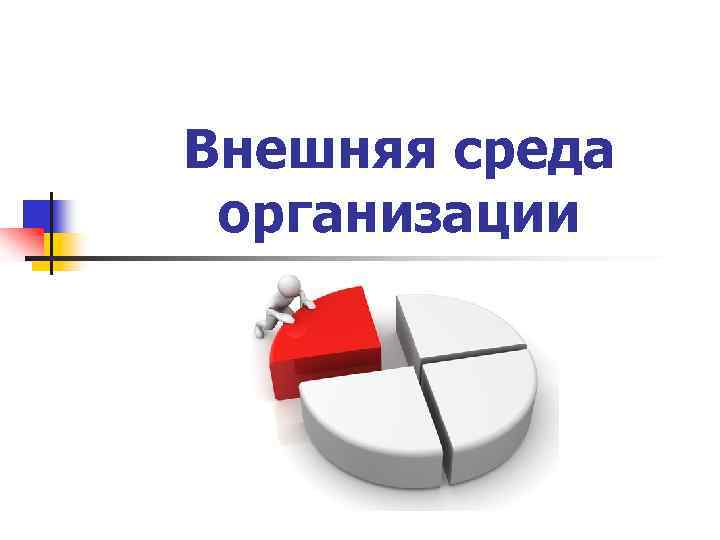 Внешняя среда организации 