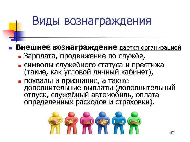 Вознаграждение это. Виды вознаграждений. Виды внешнего вознаграждения. Виды внутренних вознаграждений. Вознаграждение это в менеджменте.