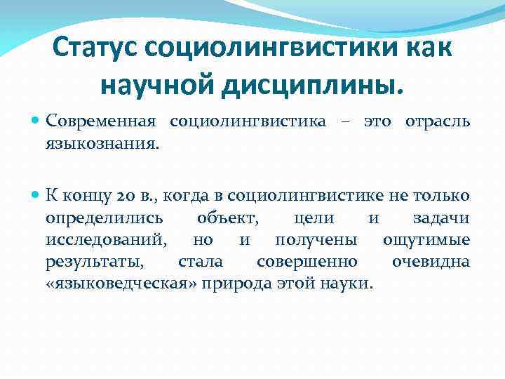 Основные понятия социолингвистики презентация