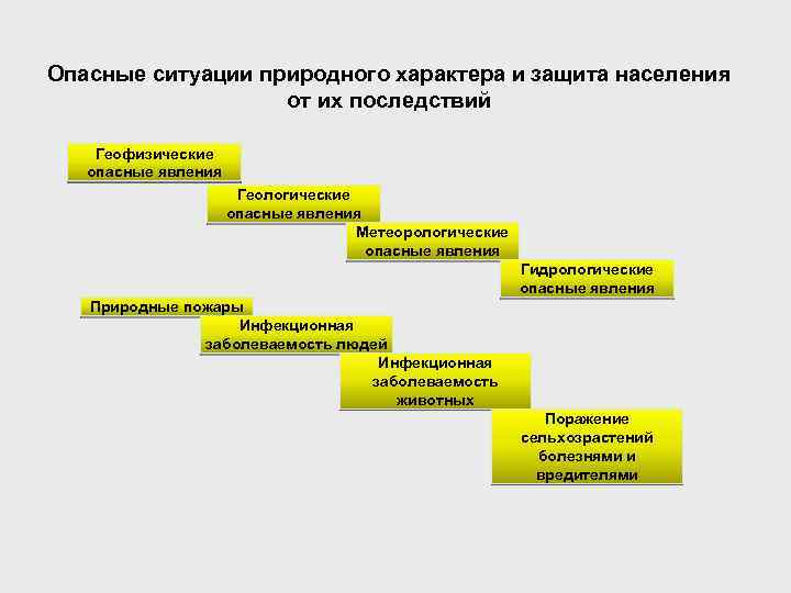 Опасные ситуации природного характера и защита населения от их последствий Геофизические опасные явления Геологические