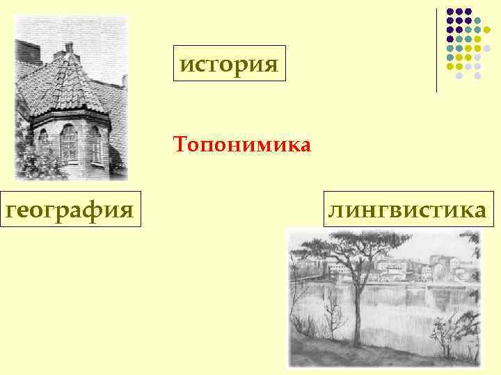 история Топонимика география лингвистика 