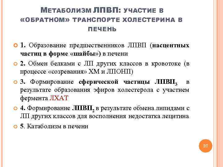 МЕТАБОЛИЗМ ЛПВП: УЧАСТИЕ В «ОБРАТНОМ» ТРАНСПОРТЕ ХОЛЕСТЕРИНА В ПЕЧЕНЬ 1. Образование предшественников ЛПВП (насцентных