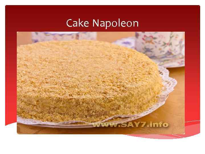 Cake Napoleon 