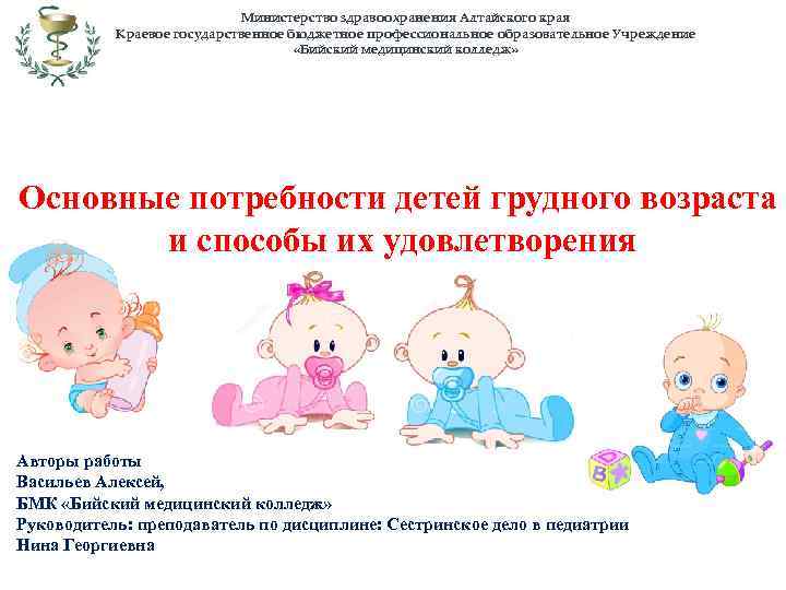 Министерство здравоохранения Алтайского края Краевое государственное бюджетное профессиональное образовательное Учреждение «Бийский медицинский колледж» Основные