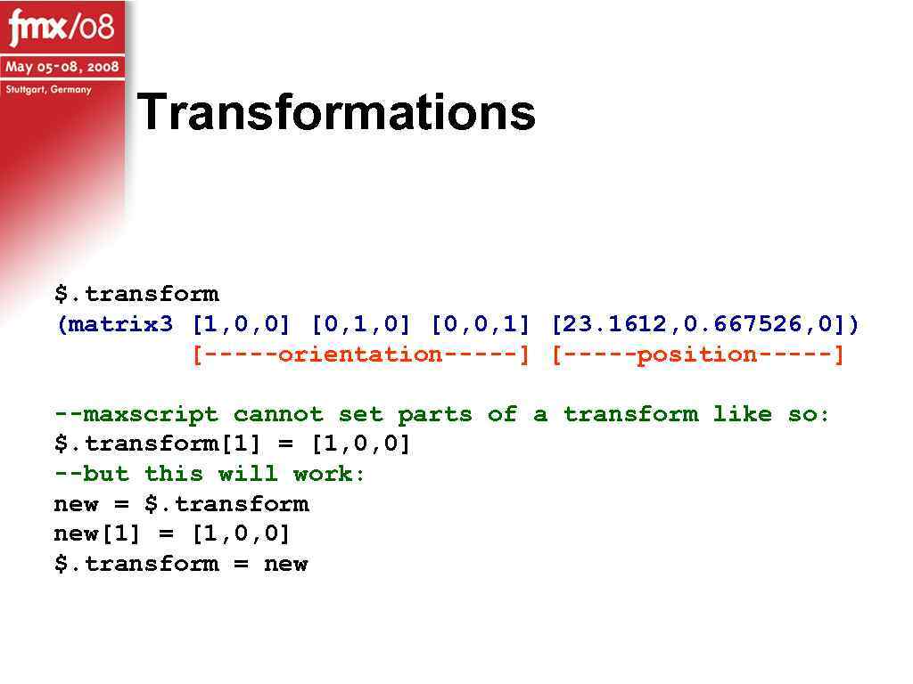 Transformations $. transform (matrix 3 [1, 0, 0] [0, 1, 0] [0, 0, 1]