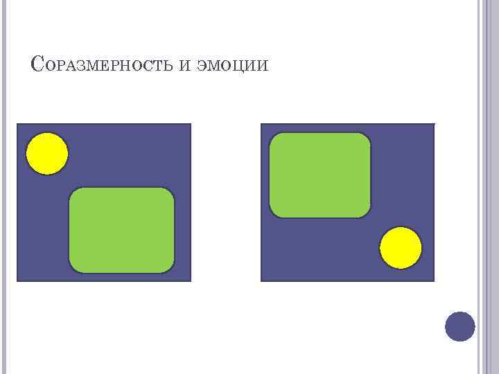 СОРАЗМЕРНОСТЬ И ЭМОЦИИ 