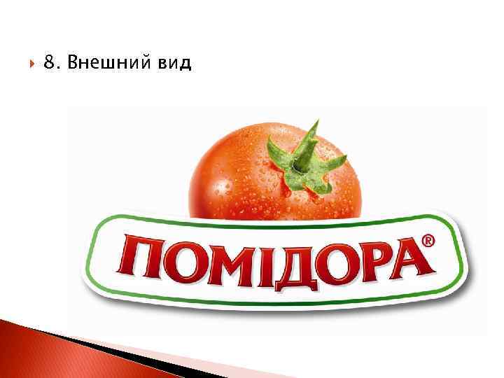  8. Внешний вид 