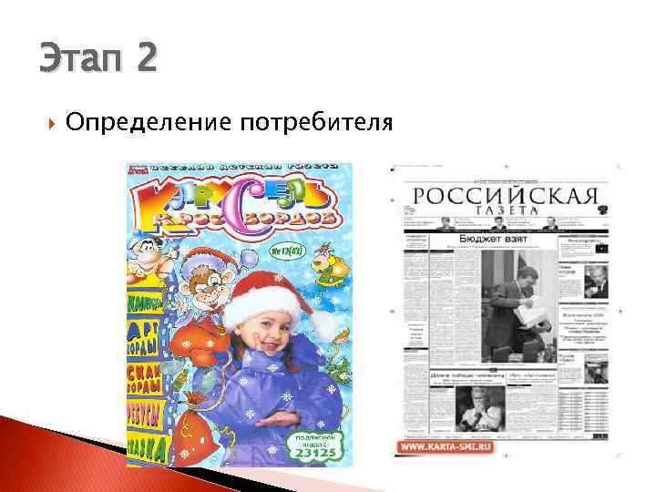 Этап 2 Определение потребителя 