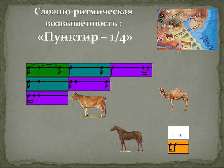 Сложно-ритмическая возвышенность : «Пунктир – 1/4» 