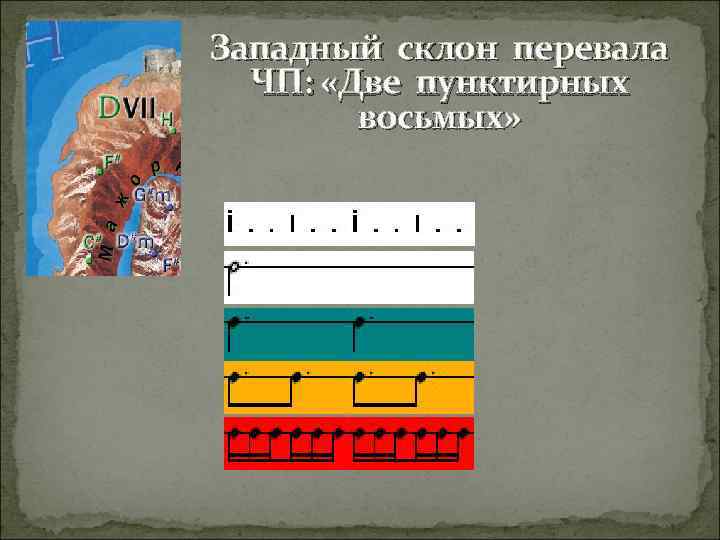 Западный склон перевала ЧП: «Две пунктирных восьмых» 