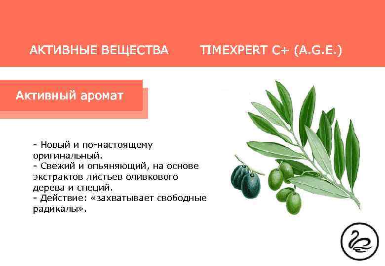 АКТИВНЫЕ ВЕЩЕСТВА TIMEXPERT C+ (A. G. E. ) Активный аромат - Новый и по-настоящему