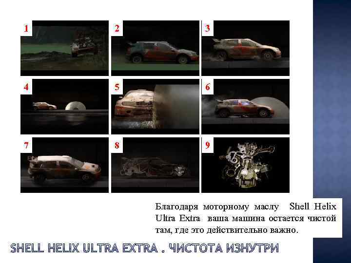1 2 3 4 5 6 7 8 9 Благодаря моторному маслу Shell Helix
