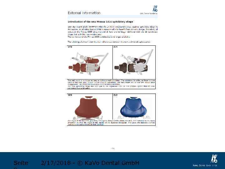 Seite 2/17/2018 - © Ka. Vo Dental Gmb. H 