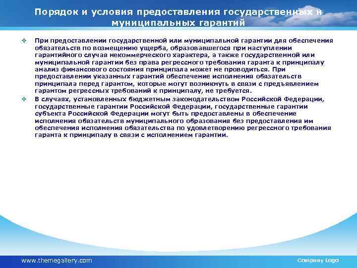 Должно ли муниципальное. Государственные и муниципальные гарантии. Муниципальная гарантия пример. Государственные и муниципальные гарантии это простыми словами. Гарантии РФ.