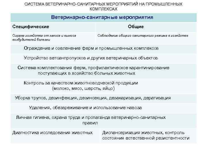 Кто утверждает план ветеринарно санитарных мероприятий