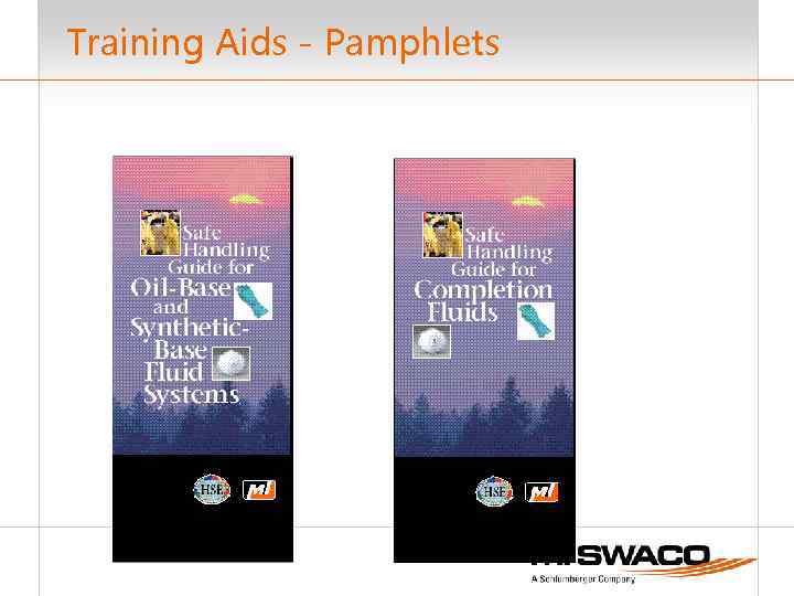 Training Aids - Pamphlets 