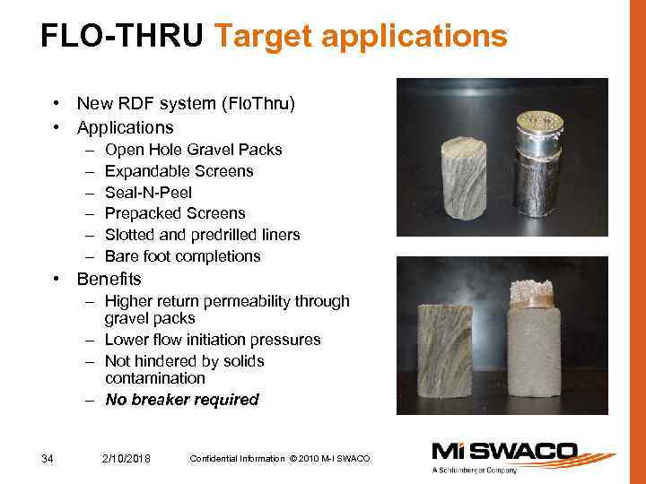 FLO-THRU Target applications • New RDF system (Flo. Thru) • Applications – – –