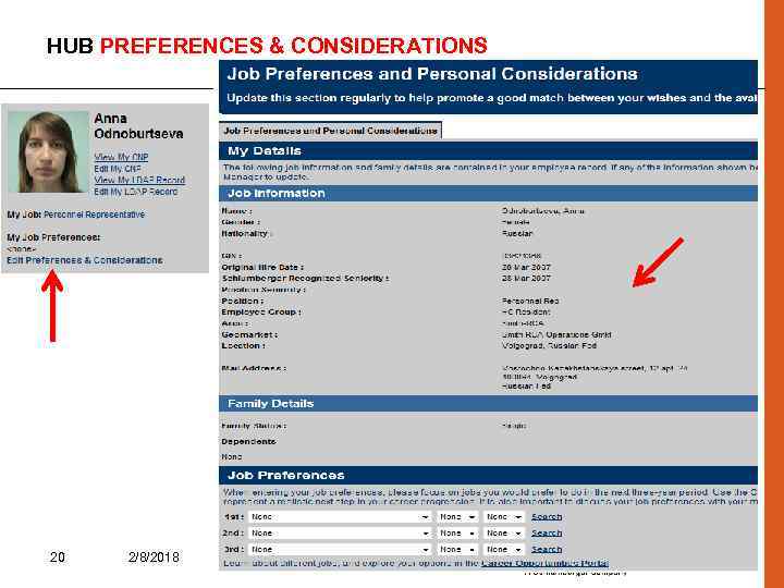 HUB PREFERENCES & CONSIDERATIONS 20 2/8/2018 Confidential Information © 2010 M-I SWACO 