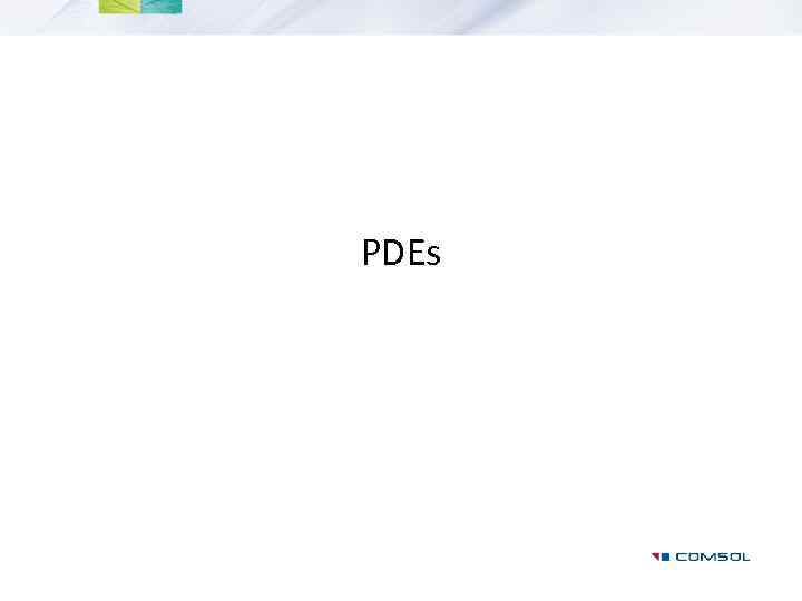 PDEs 