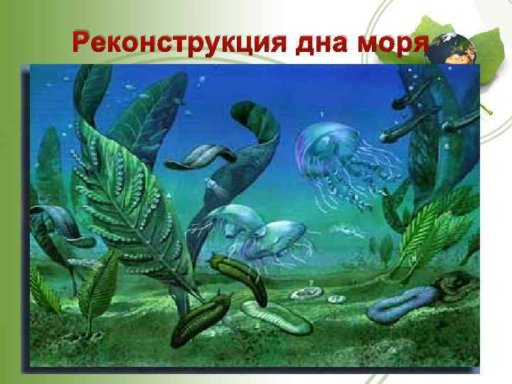 Реконструкция дна моря 