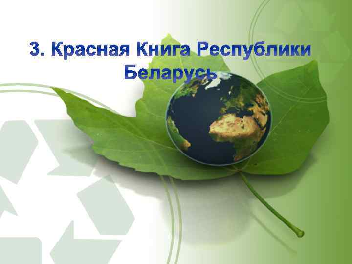 3. Красная Книга Республики Беларусь 