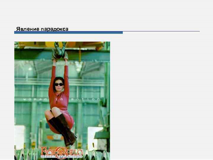 Явление парадокса 